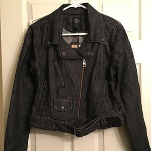 Harley Davidson Black Denim Motorcycle Jacket